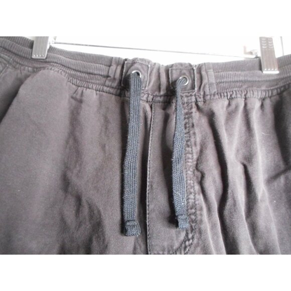 Brown lightweight 100% cotton Men's Shorts Sz L drawstring flat front waist - Picture 2 of 4